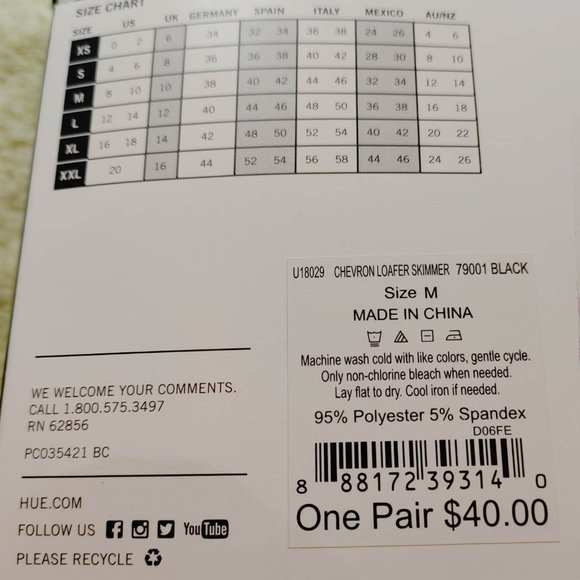 𝅺645 Hue	Chevron Loafer Skimmers NWT/NIP - Picture 6 of 8